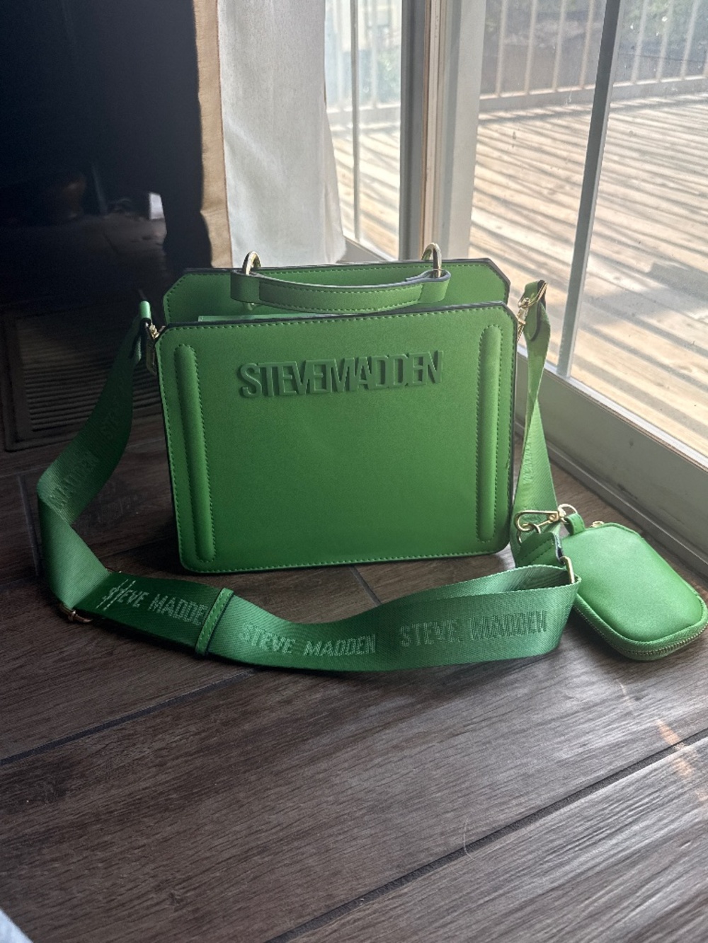 Green Steve Madden purse